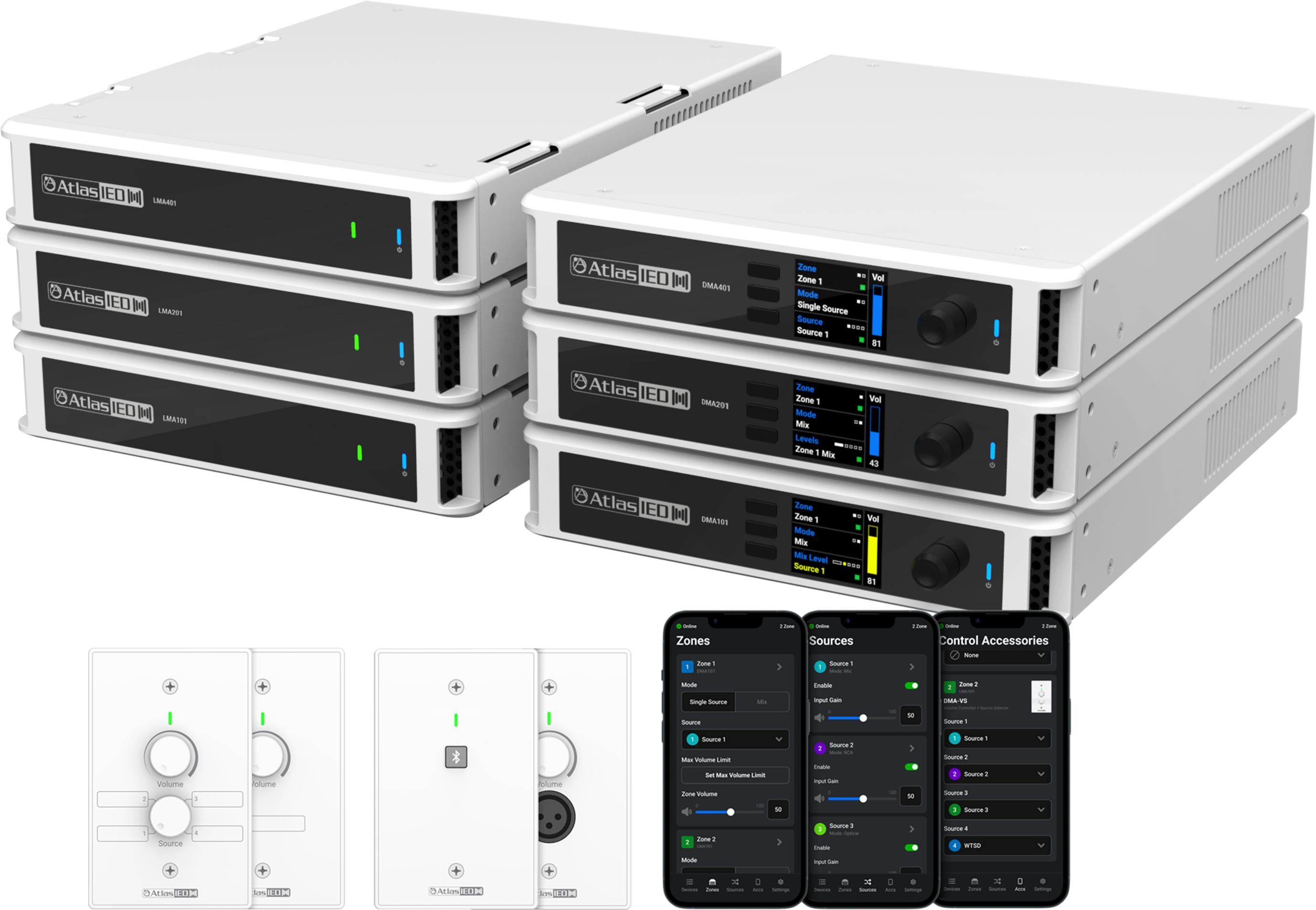 AtlasIED DMA and LMA amplifiers